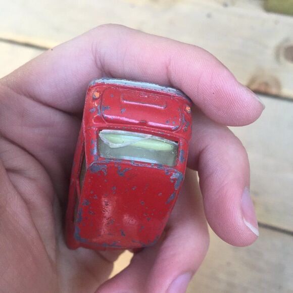 Vintage 1960 Corgi Toys 225 Austin Seven Car Red - Picture 5 of 8